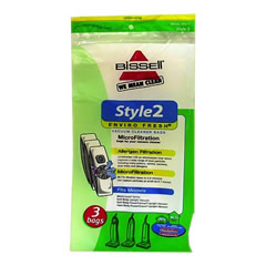 Bissell 32013 Style 2 Vacuum Bags with MicroFiltration