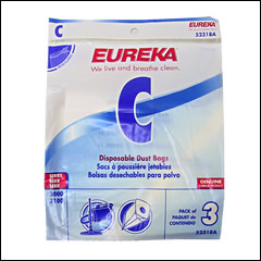 Eureka C 52318 Vacuum Bags - 3 pack
