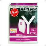 Hoover Type Y HEPA Vacuum Cleaner Bags - 2 pack