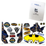 Power Wheels CDD21 Batman Kawasaki Decal Sheet #3900-3179 Bundled With Use & Care Guide