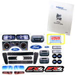 Power Wheels BBM94 Ford F-150 FX4 Decal Sheet #BBM94-0330 Bundled With Use & Care Guide