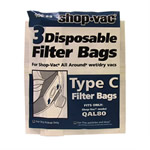 Shop Vac 906-69-00 Type C Vacuum Bags